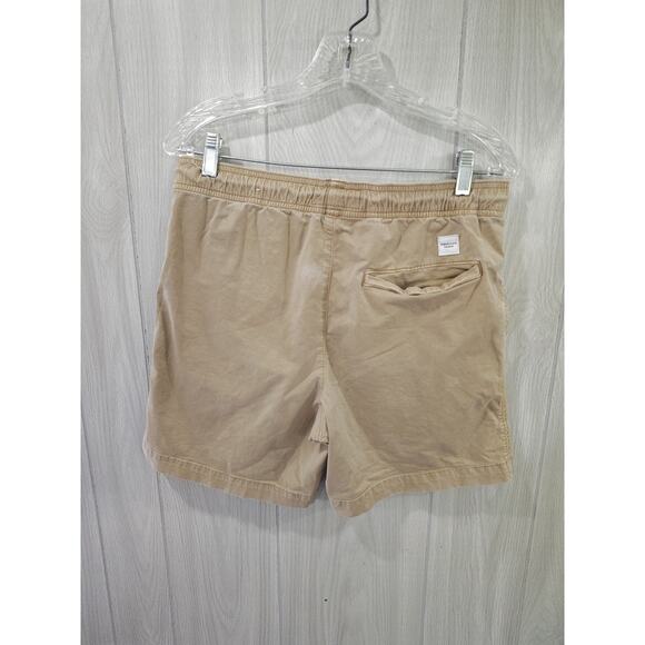 American Eagle Men’s Size S Tan Khaki Drawstring Stretch Shorts Comfort - Picture 2 of 8